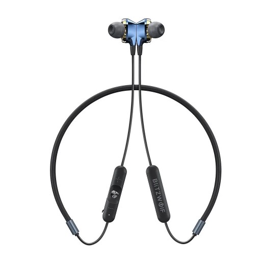 BlitzWolf® BW-BTS4 Auricolari bluetooth 5.0 TWS Magnetici impermeabili specifici per Sport e chiamate