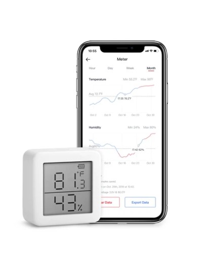 SwitchBot Meter - Sensore Smart di temperatura e di Umidità