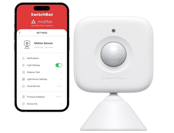 SwitchBot Motion Sensor - allarme rilevatore di movimento PIR, compatibile con Alexa