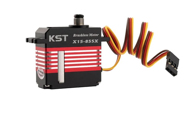 KST Mini Servo DIGITALI Serie X15 ( 755X / 855X) 760us/560Hz Totalmente programmabili Motore Coreless interamente metallico raccomandato per Elicotteri Classe 450-550