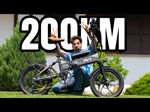Bici Elettrica PVY Z20 MAX Pieghevole da 20" con Doppia Batteria 36V 15AH+10.6AH e 200Km di Autonomia Motore Brushless da 250W e 150km di carico massimo