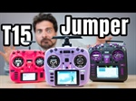 Radio Jumper T15 con Modulo di trasmissione interno ELRS da 1W 2.4GHz / 868MHz Gimbal Hall Sensor VS-M Schermo a colori Touch da 3.5" con EdgeTX