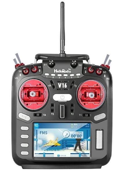 HelloRadioSky V16 MAX ELRS / 4in1 radiocomando Multi-protocollo VG01 Gimbal Hall EdgeTX e OpenTX con Schermo Tattile Controllo Vocale AI