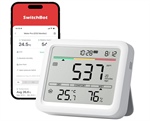 SwitchBot Meter Pro CO2 Rilevatore di CO2 per interni 6 in 1 ampio display monitora umidità e temperatura data e ora controllabile via APP