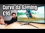 FYHXele Monitor Curvo da Gamind 24"/27" con risposta in 2ms 75Hz MVA FHD 1080P Display 2800R HDMI/VGA DCR con protezione Occhi e supporto VESA