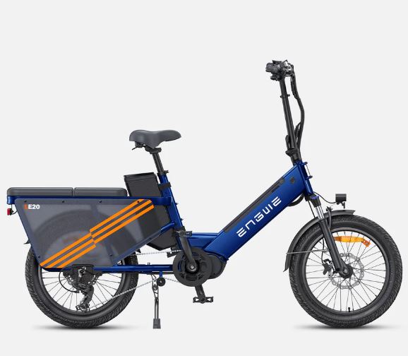 ENGWE LE20 Motore centrale da 250 W, bici elettrica da carico a lunghissima autonomia da 350 km con doppia batteria agli ioni di litio da 48 V 19,2 Ah *1